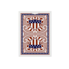 Bicycle court cards in red, white, and blue for themed poker nights