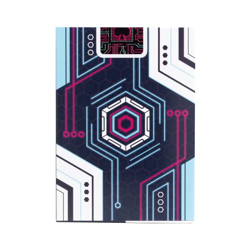 Bicycle Cyberpunk Hardwired tuck with holographic neon pink foil