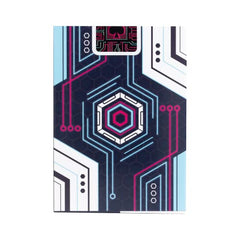 Bicycle Cyberpunk Hardwired tuck with holographic neon pink foil