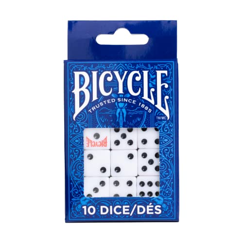 Bicycle Dice Set travel-friendly 16mm dice for on-the-go play.