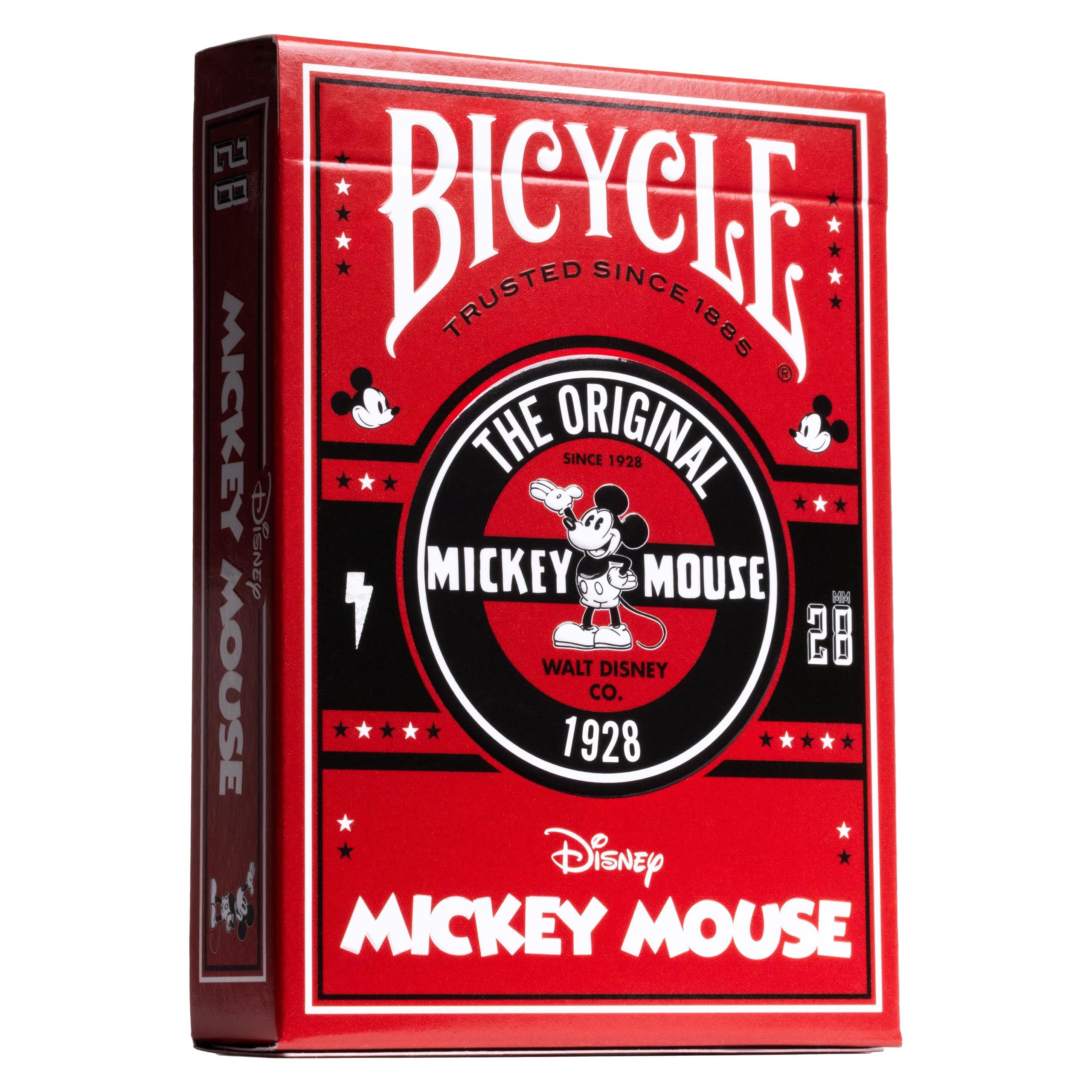 Bicycle Disney 1928 Mickey Mouse front cards featuring Mickey and Minnie for collectors