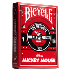 Bicycle Disney 1928 Mickey Mouse front cards featuring Mickey and Minnie for collectors