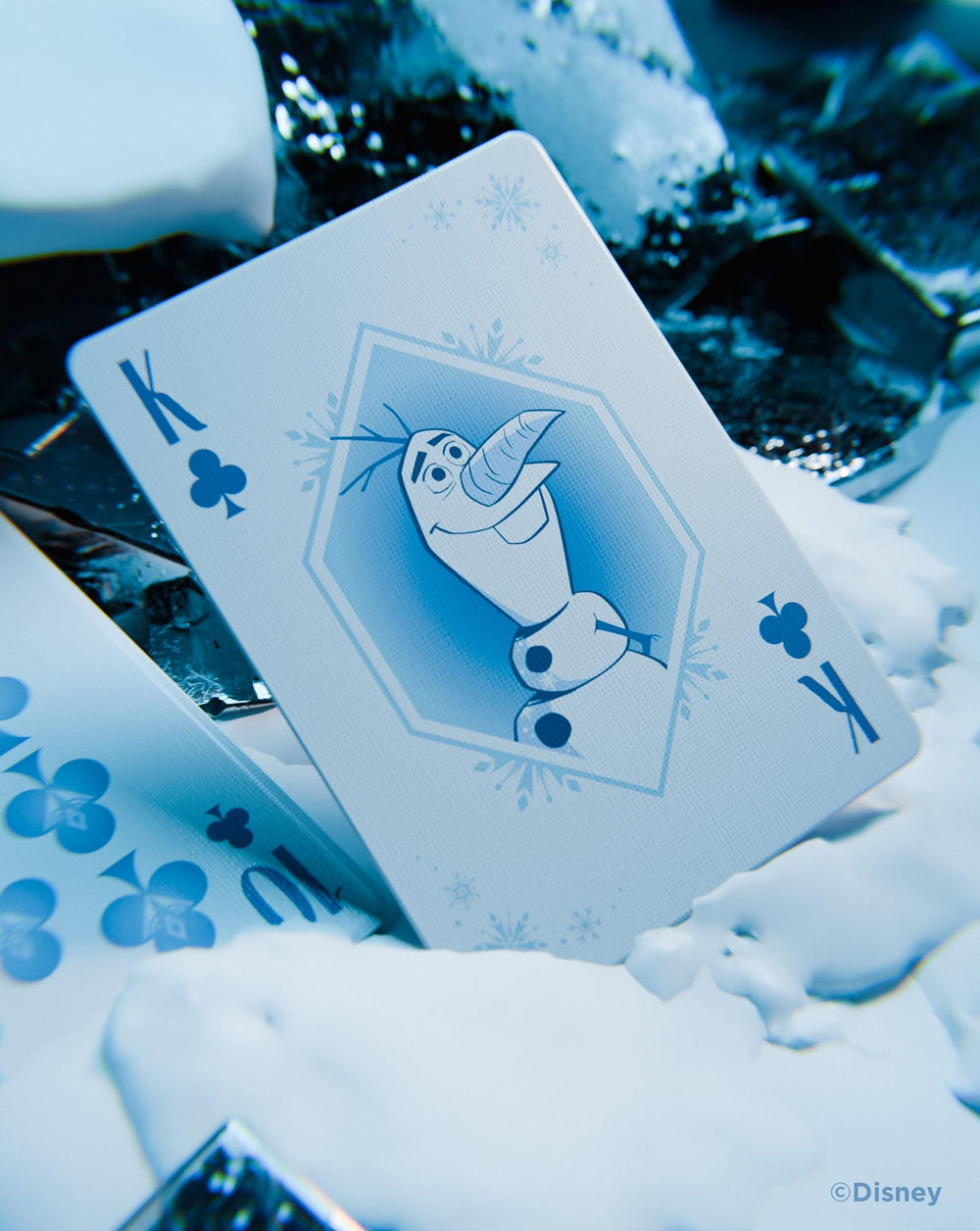 Bicycle Frozen playing cards with air cushion finish for easy shuffling