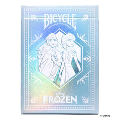 Bicycle Disney Frozen playing cards feature Elsa and Anna art for family nights