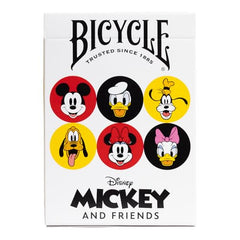 Bicycle Disney Mickey and Friends Mickey court art highlights the character on every card.