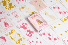 Made in USA label on Bicycle Disney Princess cards by USPC