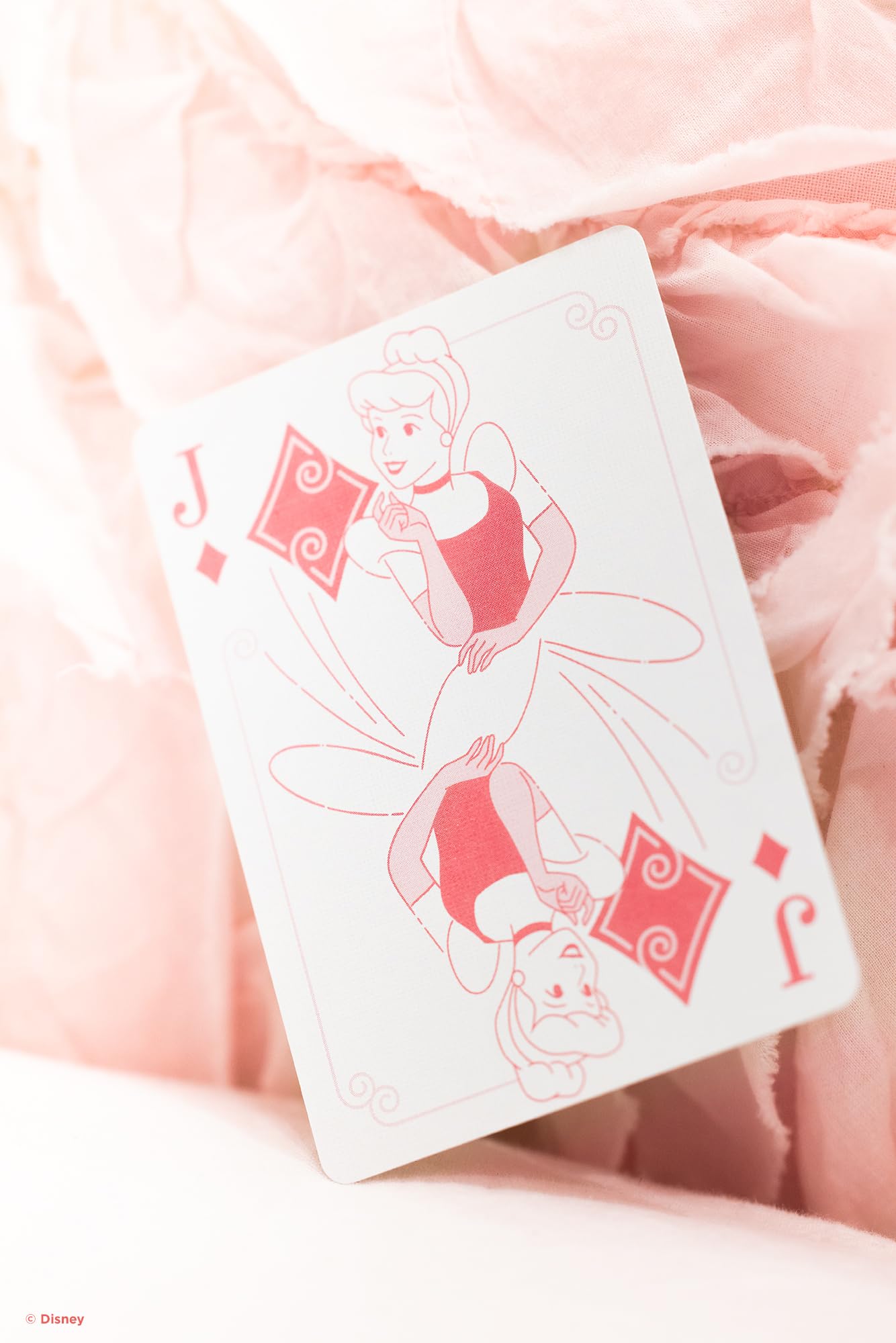 Non-toxic plant-based ink print on Bicycle Disney Princess cards