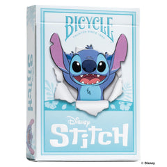 Bicycle Disney Stitch front card art for immersive game nights.