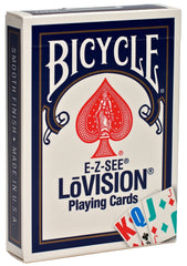 Bicycle E-Z See/Lo-Vision deck improves visibility for players with reduced vision