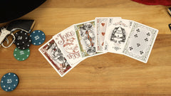 Bicycle Ghosts of Tombstone face cards showcase outlaw and lawman illustrations.