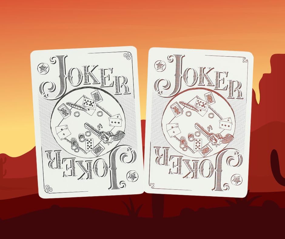 Bicycle Ghosts of Tombstone ghostly-tales artwork enhances the deck's theme.