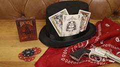 Bicycle Ghosts of Tombstone tuck seal 1881 highlights authenticity.