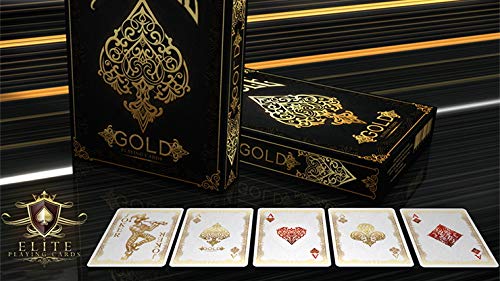 Bicycle Gold Deck backs ornate design for striking sleights