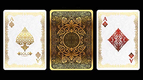 Bicycle Gold Deck face detail reveals premium finish and precision handling