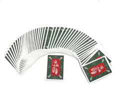 Bicycle Green Back Santa playing cards jokers and faces