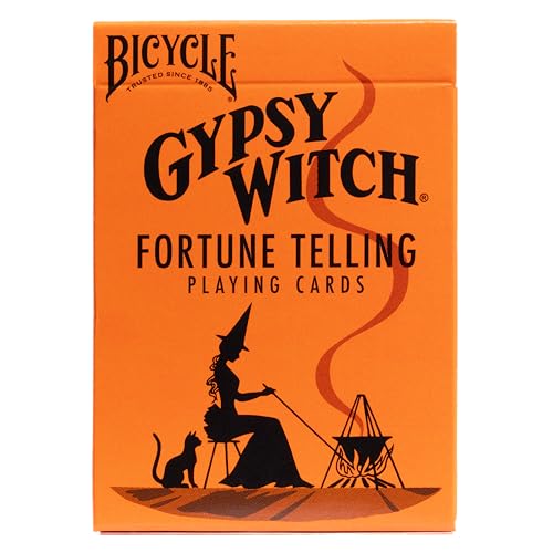 Bicycle Gypsy Witch card art with rich symbolism for fortune telling sessions.