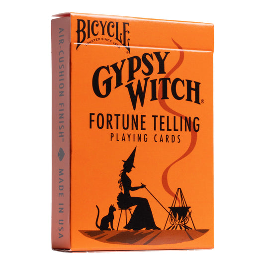 Bicycle Gypsy Witch deck front design, ideal for traditional games and readings.