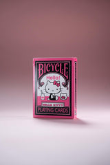Air cushion finish on Bicycle Hello Kitty cards for smooth handling during play