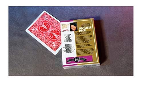 Bicycle Invisible Deck Red pocket-pack demonstrates a smooth, audience-friendly close-up trick.