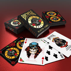 Bicycle Izzy Stradlin art card complements a rock-inspired card collection.