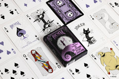 Bicycle Jack Skellington card displays iconic character for collector appeal.