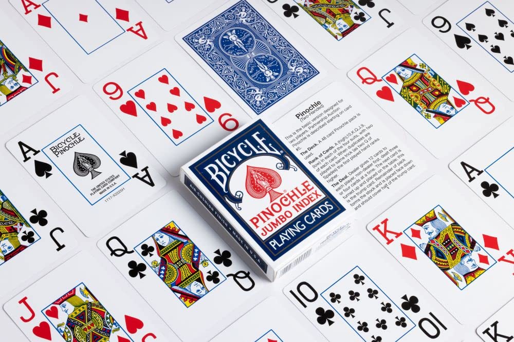 Shuffling-ready deck promotes smooth, quick rounds during family game night.