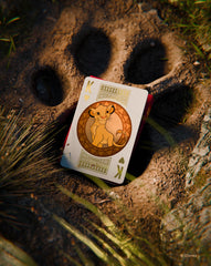 Packaging front displays the Lion King motif for immediate recognition.