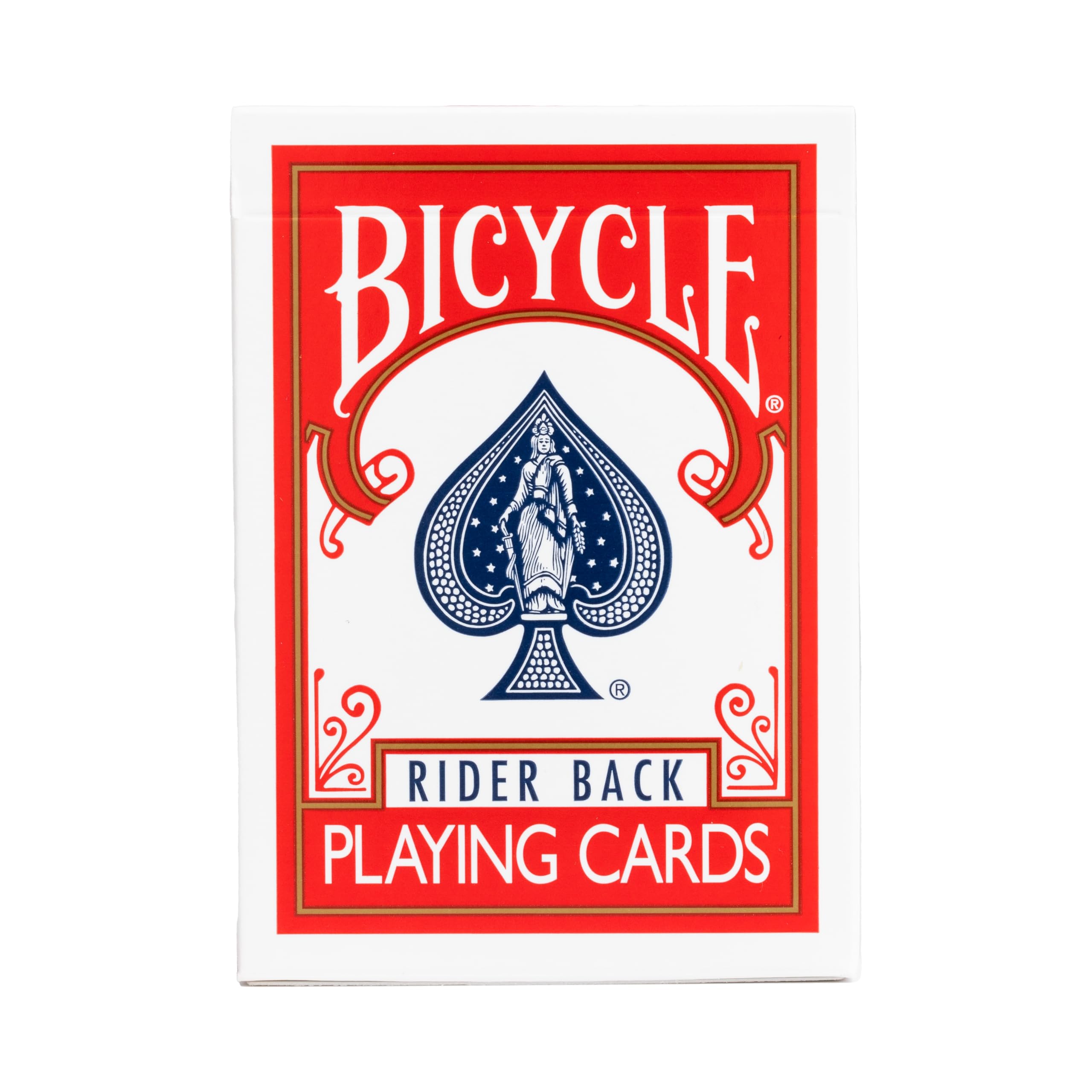 Bicycle cards made in USA on FSC recyclable paper for sustainability.