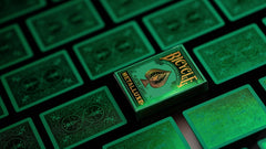 Bicycle Metalluxe Green foil design makes a striking collectible.