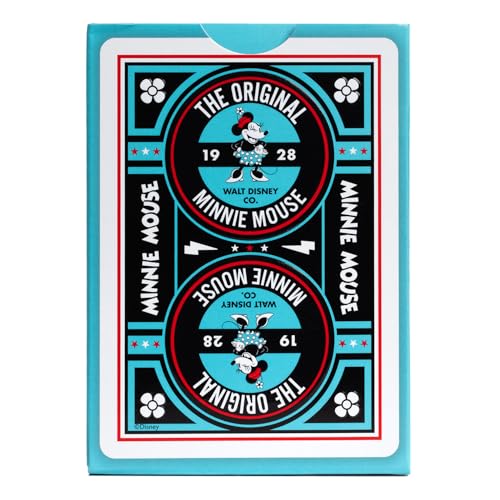 Bicycle Minnie card backs highlight polka-dots and Minnie style for visual appeal