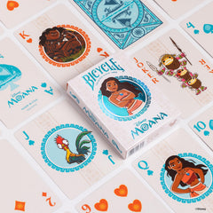 Bicycle Moana embossed tuck features Polynesian-inspired details and tactile texture