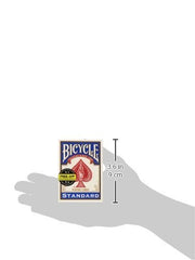 Bicycle Poker Size standard index cards with classic back design for smooth reveals.