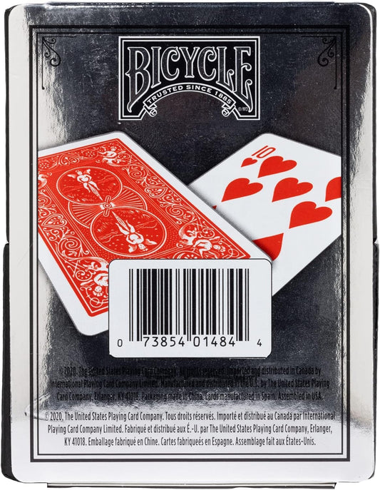 Bicycle Prestige waterproof plastic playing cards blue deck with smooth edges for easy shuffles