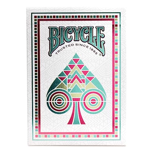 Bicycle Prismatic cards feature custom court faces for unique handling and magic tricks.