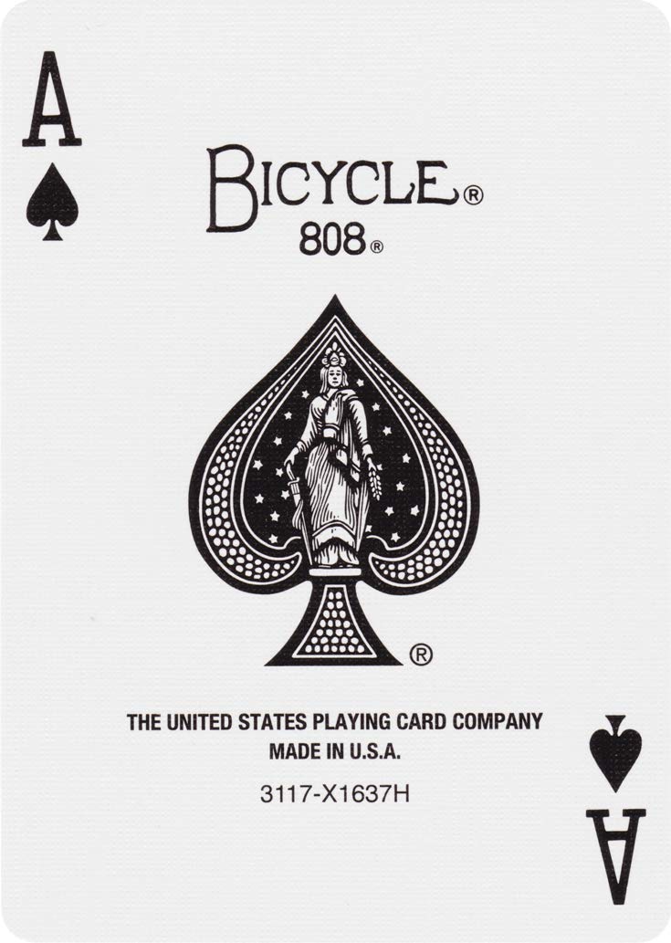 Bicycle Rider Back Gold Deck foil detail shows luxe accents for cardistry and display.