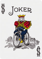 Bicycle Rider Back Gold Deck packaging emphasizes US-origin craftsmanship and gift-ready presentation.