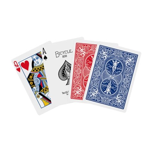 Bicycle Rider Back blue deck designed for durable, easy dealing.