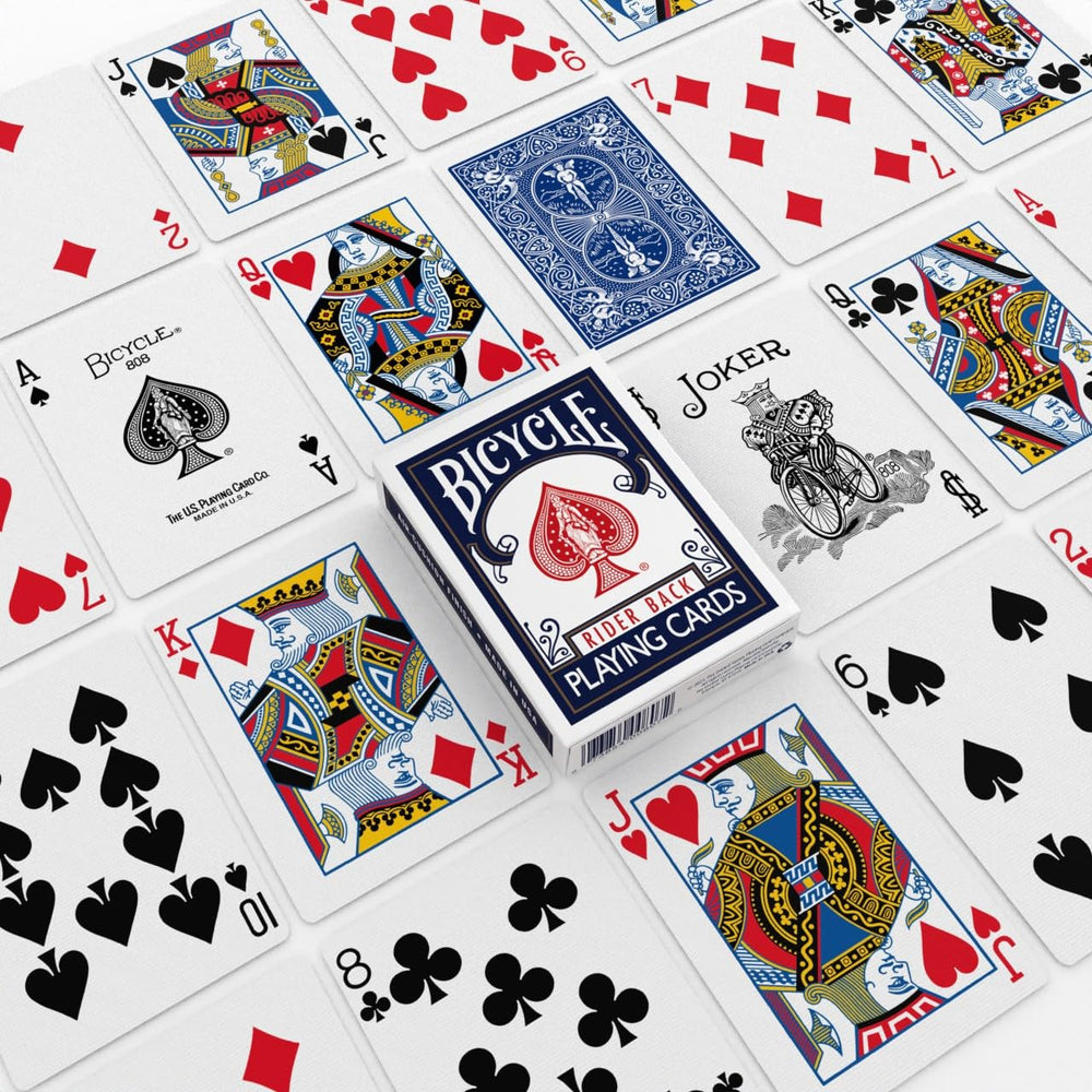 Bicycle poker-size cards for Hold'em, Blackjack, and more.