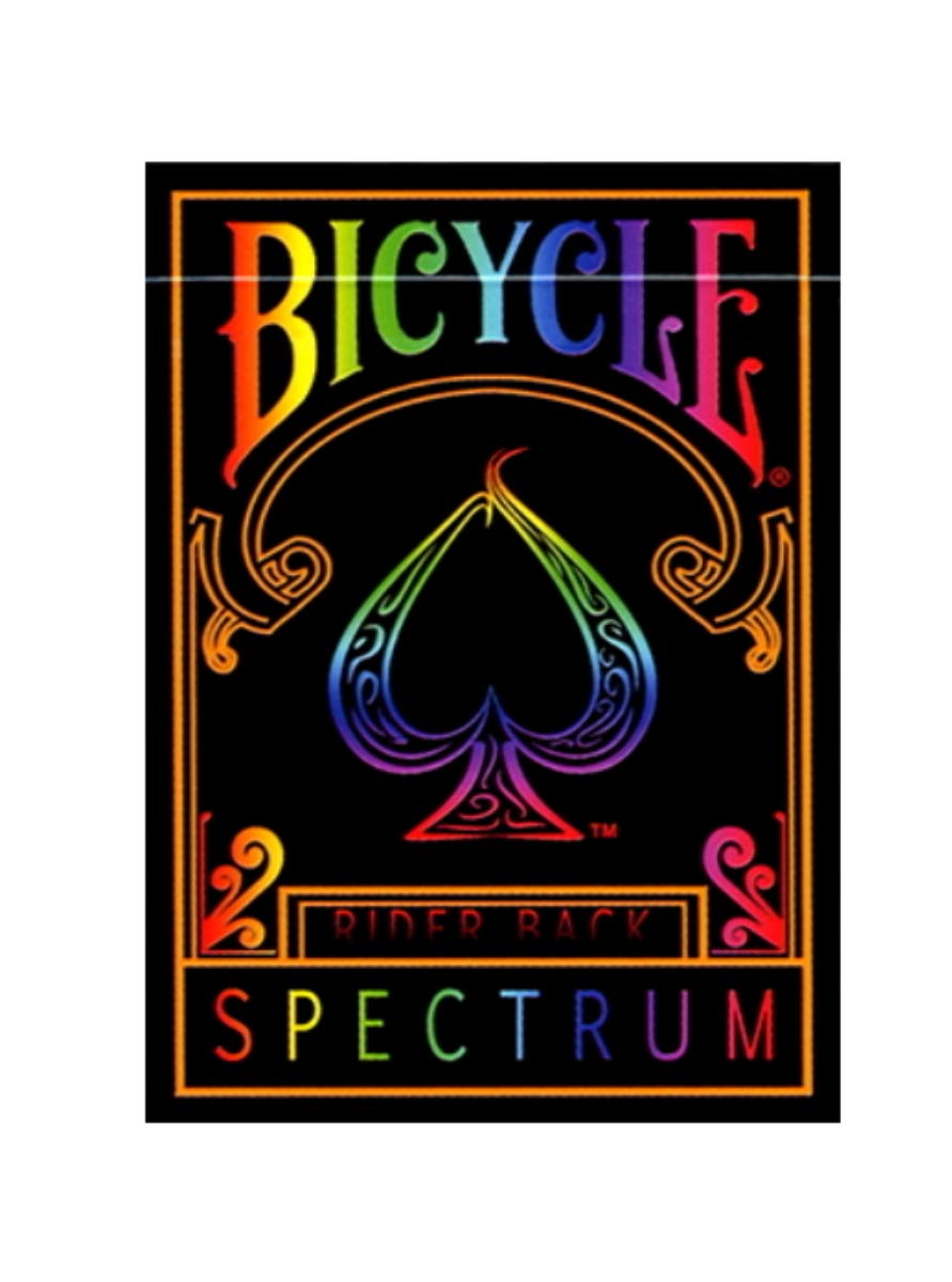 Bicycle Spectrum with magic finish enhances durability and handling for frequent shuffles.