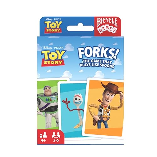 Bicycle Spoons Forky card image highlighting the Forky card for staying in the game