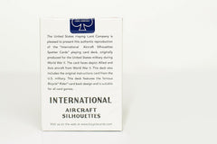 Bicycle Spotter Cards bottom silhouette, useful for aircraft profile study