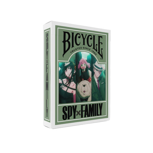 Bicycle Spy x Family card back design, ideal for fans and collectors.