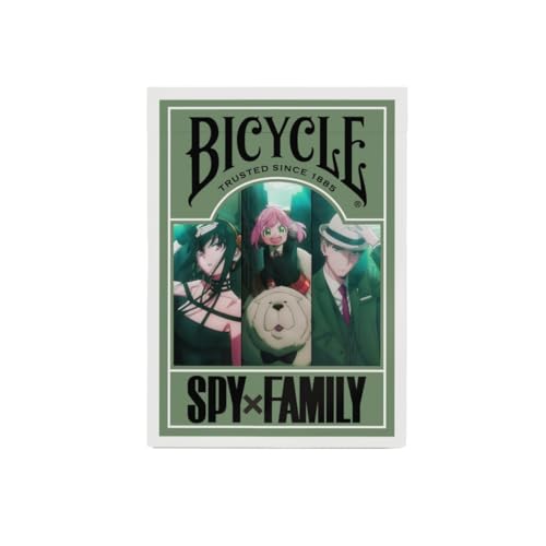 Bicycle Spy x Family Loid portrait on court cards for bold anime style.