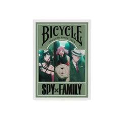 Bicycle Spy x Family Loid portrait on court cards for bold anime style.