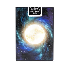 Bicycle Stargazer New Moon blue back design enhances play appeal.