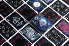Bicycle Stargazer New Moon blue deck suits poker and family game nights.