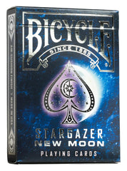Bicycle Stargazer New Moon blue tuck case with silver foil, ideal for gifting.