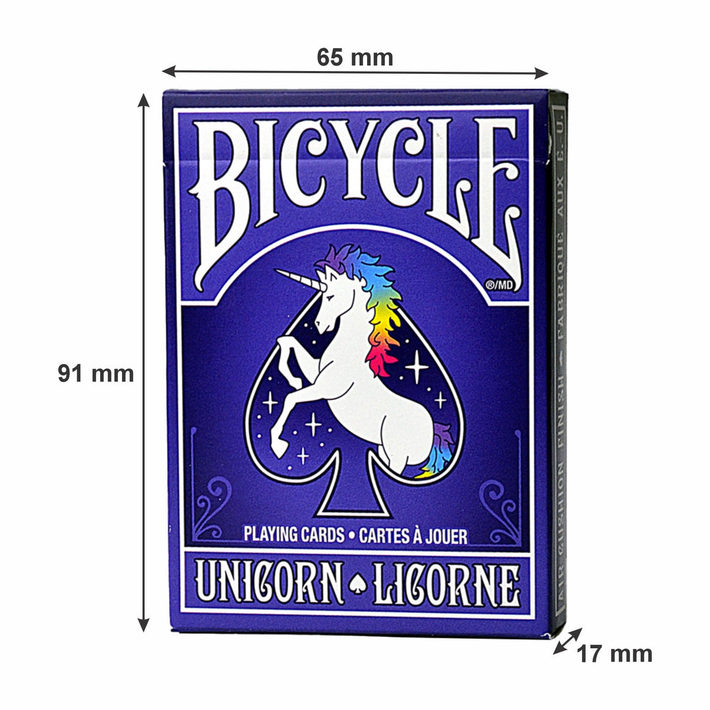 Bicycle Unicorn Playing Cards made in USA from premium stock.