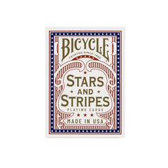USA flag-inspired card back by Bicycle for festive gatherings