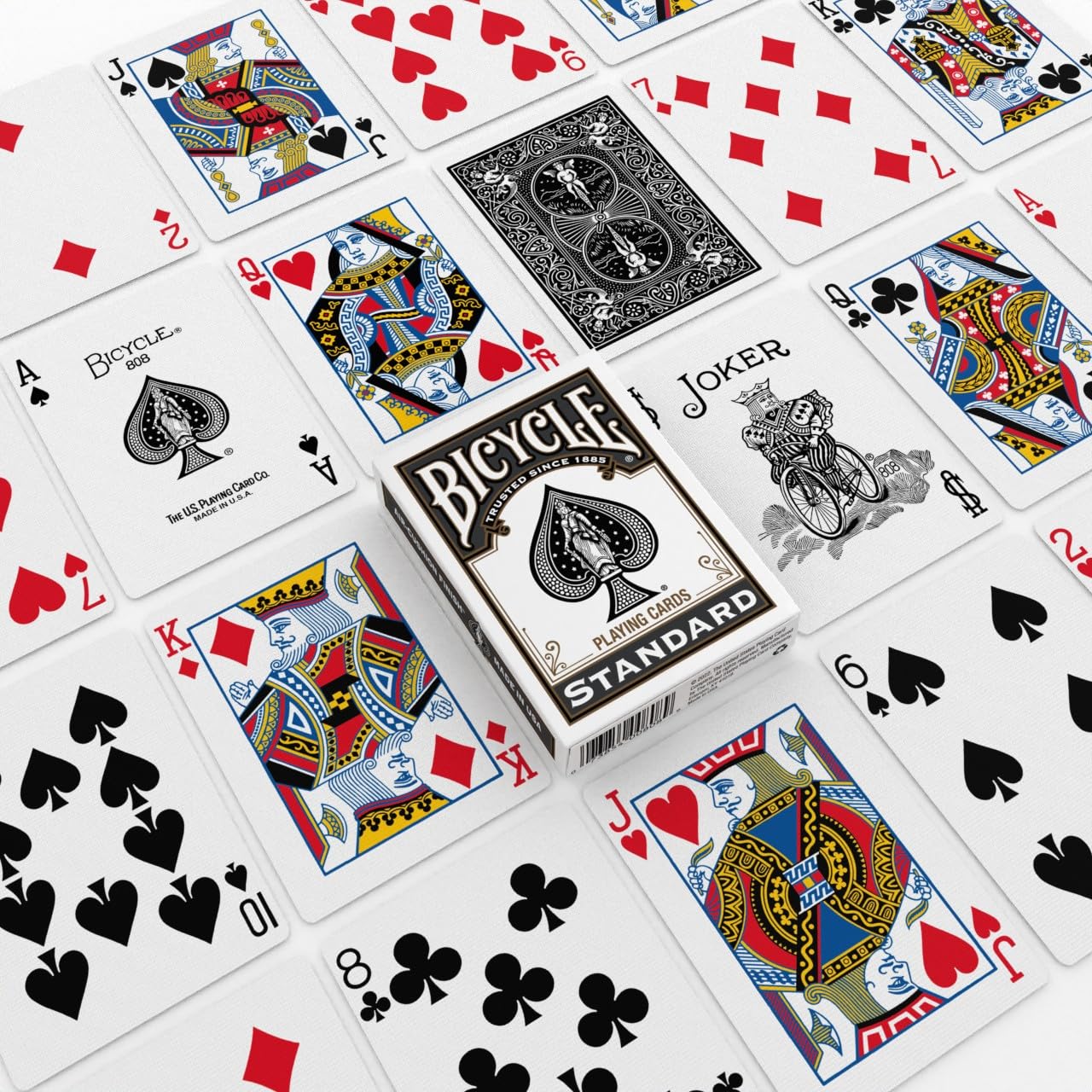 Bicycle USA-made quality supports long-lasting family game nights.